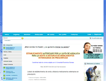 Tablet Screenshot of farmaciaveterinaria.com